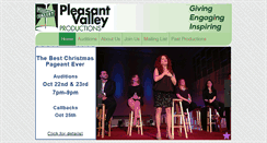 Desktop Screenshot of pleasantvalleyproductions.org